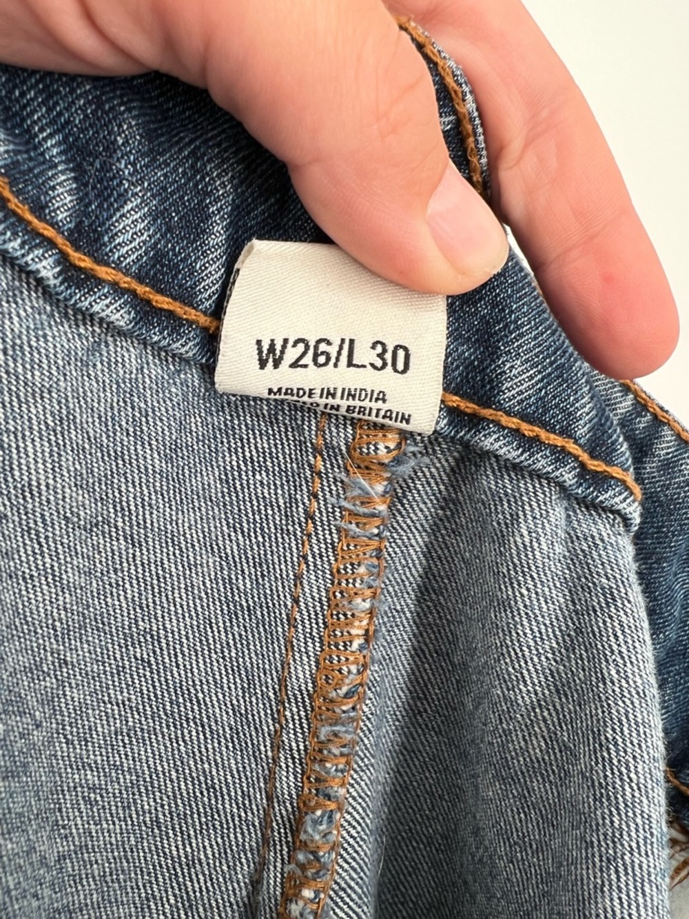 Lucy and Yak Addison Taper Leg High Rise Mom Jeans Organic Cotton 26 - Picture 8 of 8